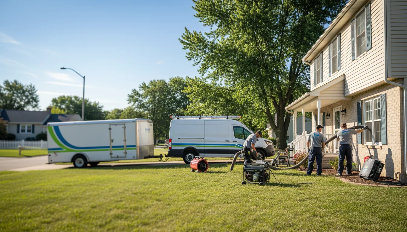 Flooded Basement Restoration And Cleanup With Repair in Diamond, OH near me